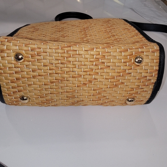 Retro Straw Woven Handbag Women Small Cross Body Bag Shoulder Messenger Satchel - Picture 11 of 11